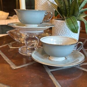 Arcadian Fine China Cups and Saucers